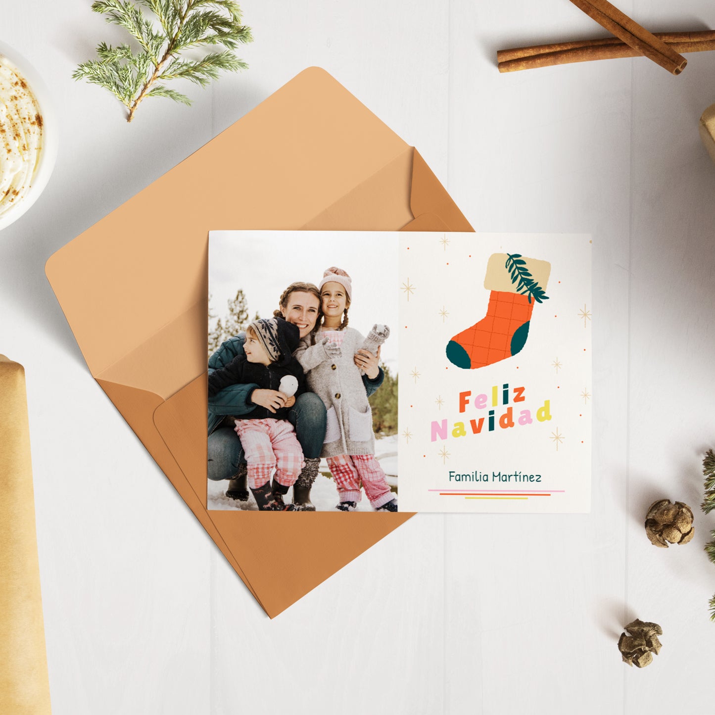 Tarjetas de Navidad y año nuevo