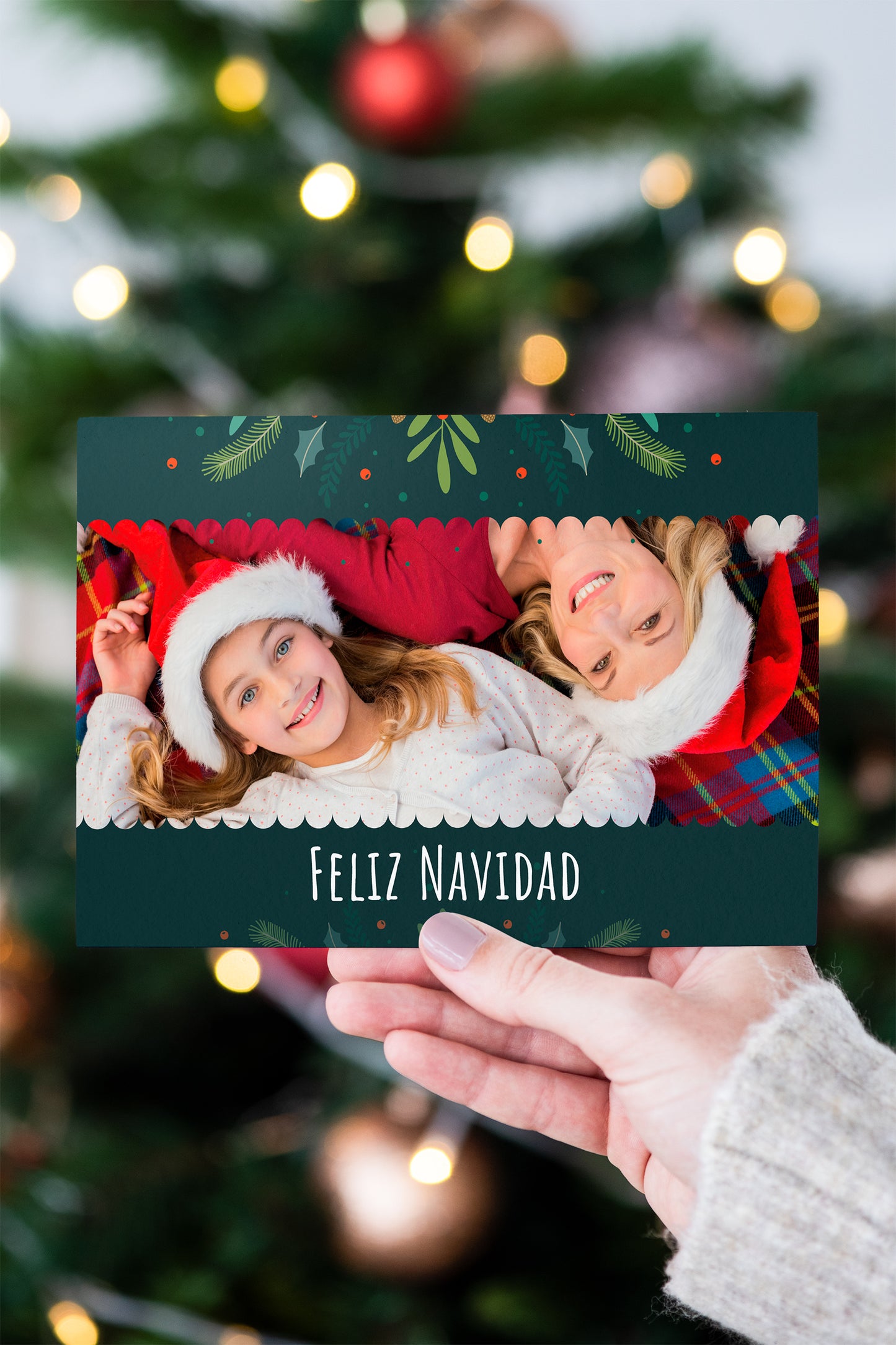 Tarjetas de Navidad y año nuevo