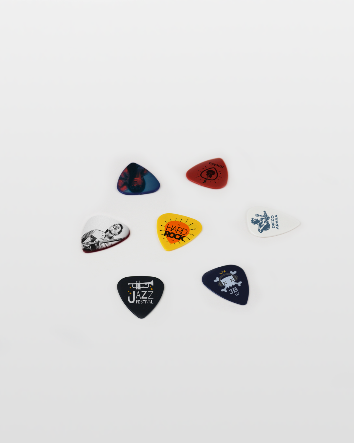 Puas de guitarra personalizadas