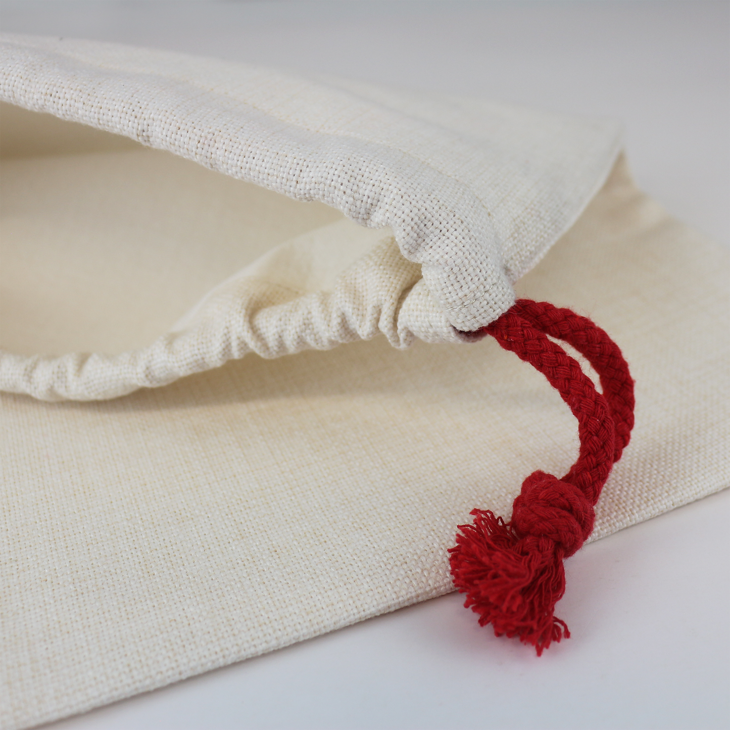 Saco navideño tipo lino