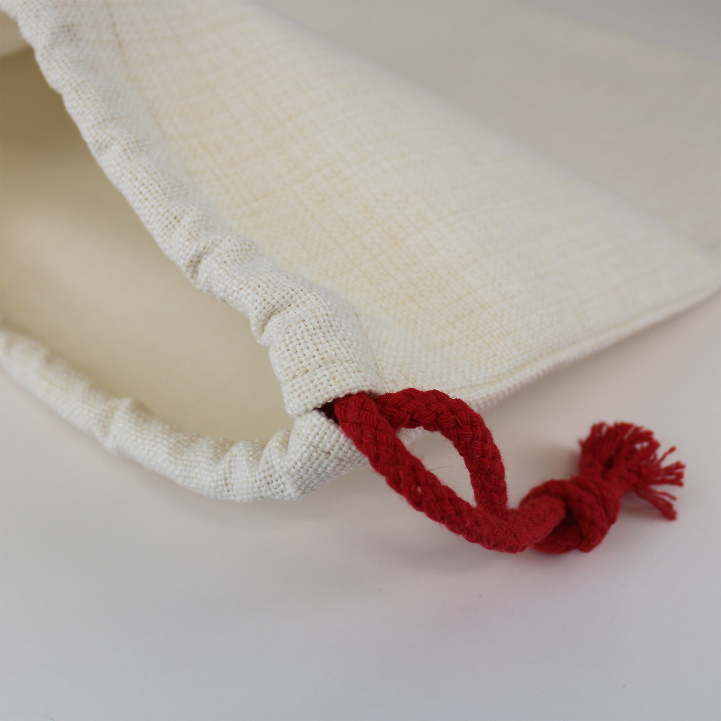 Saco navideño tipo lino