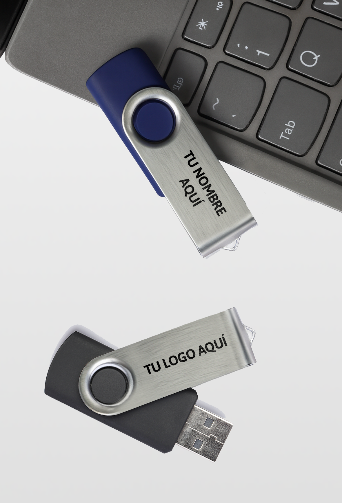 Pendrive USB plástico personalizado