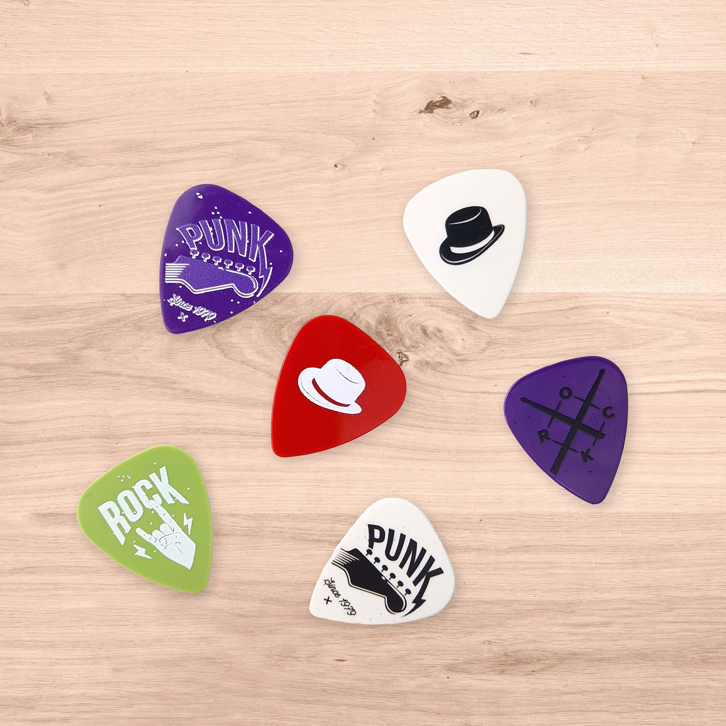Puas de guitarra personalizadas