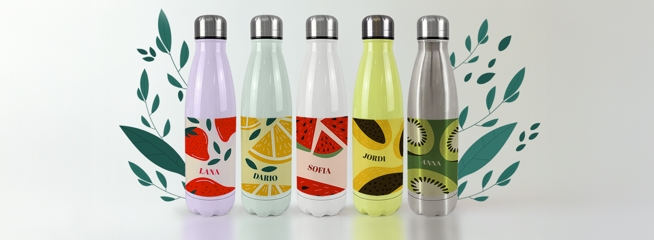 Botella acero inoxidable personalizable: Este verano, ¡mantente fresco con estilo!