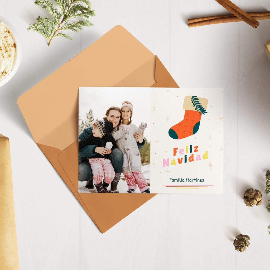 Tarjetas de Navidad y año nuevo