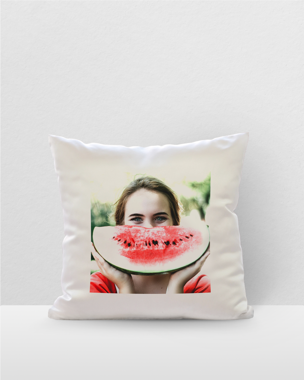 Cojín efecto seda personalizado