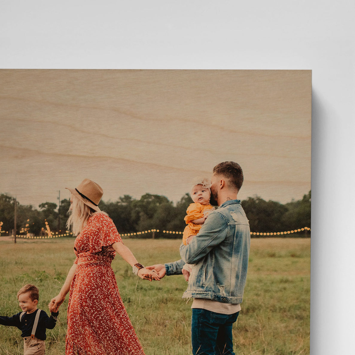 Impresión en madera