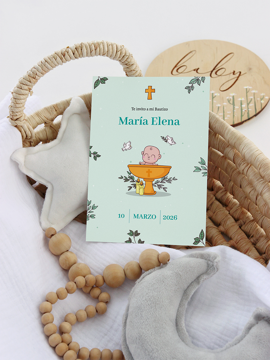 Tarjetas de bautizo