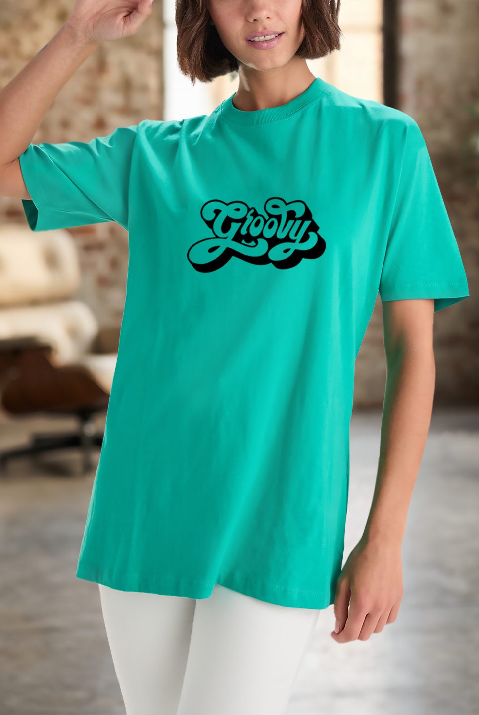 Camiseta oversize personalizada