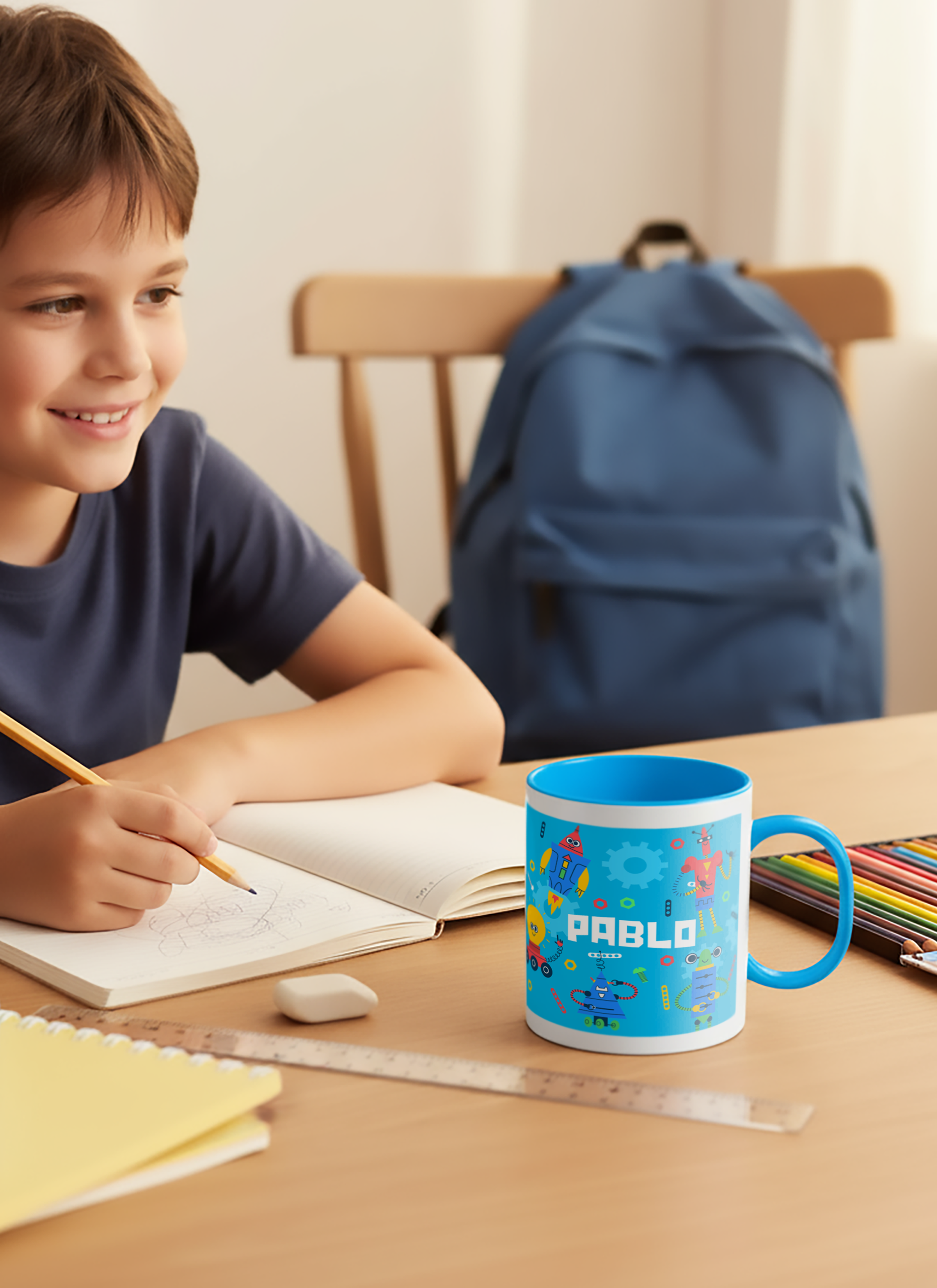 Taza de plástico personalizada