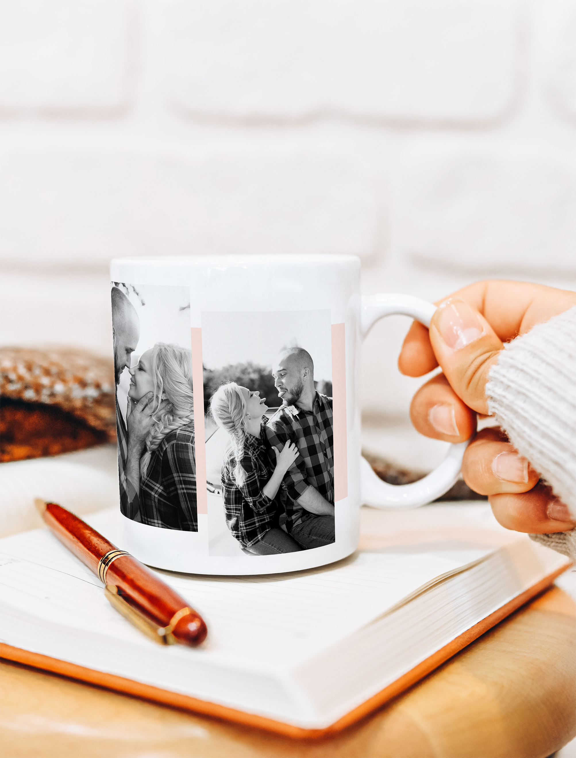 Taza blanca personalizada