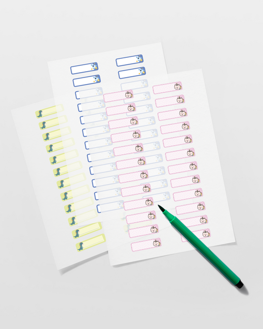 Etiquetas para ropa personalizadas termoadhesivas