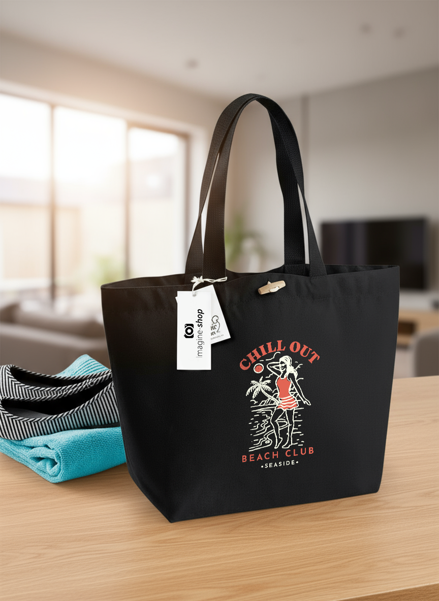 Bolsa orgánica asa larga personalizable