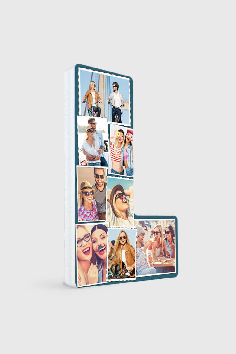 Letra personalizada con foto