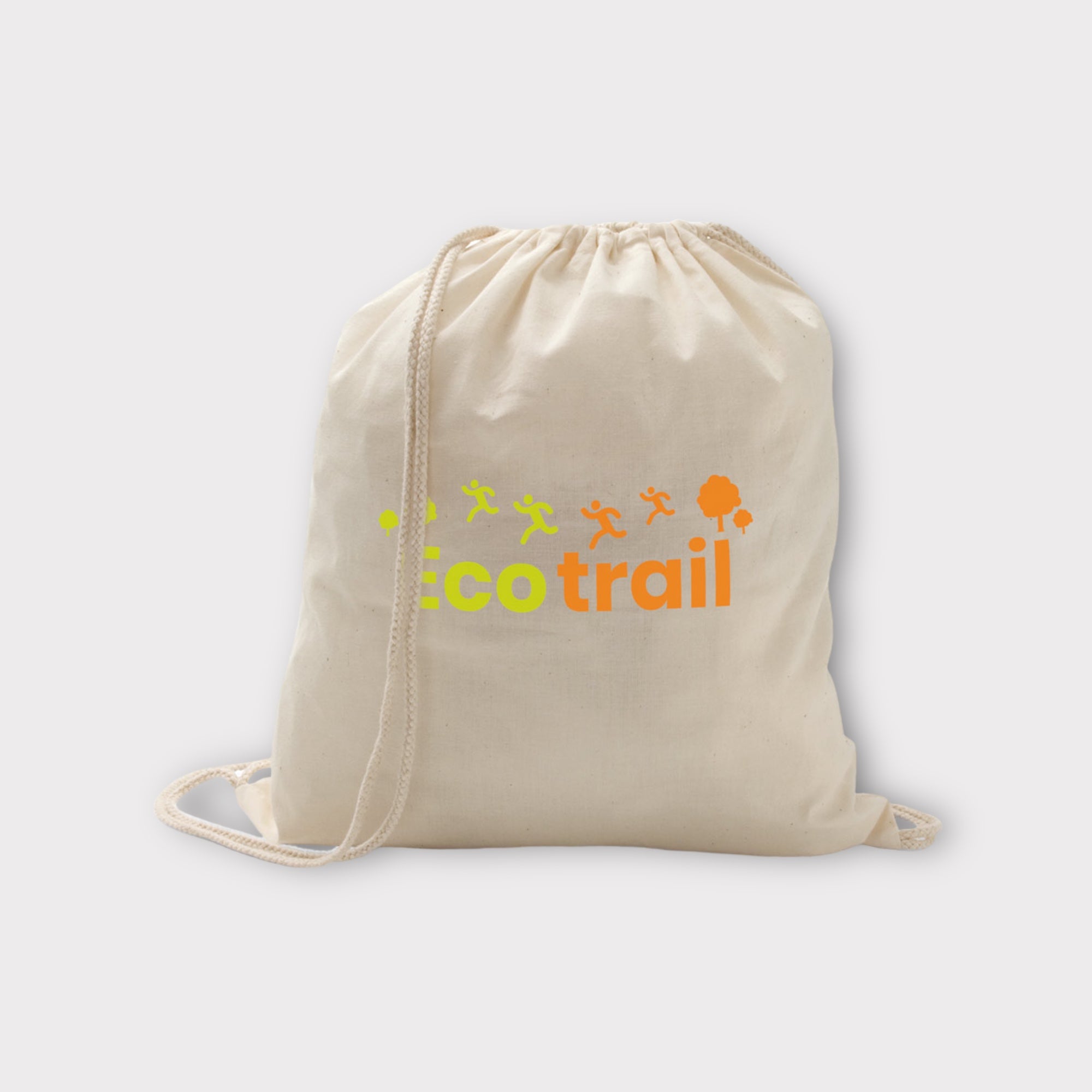 Bolsa de tela con cuerda