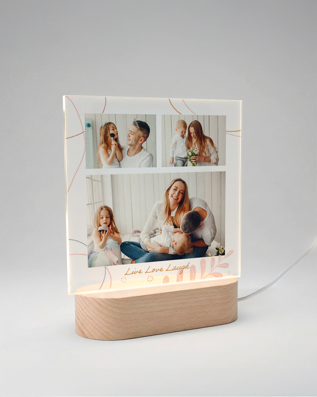 Lámpara de luz personalizada