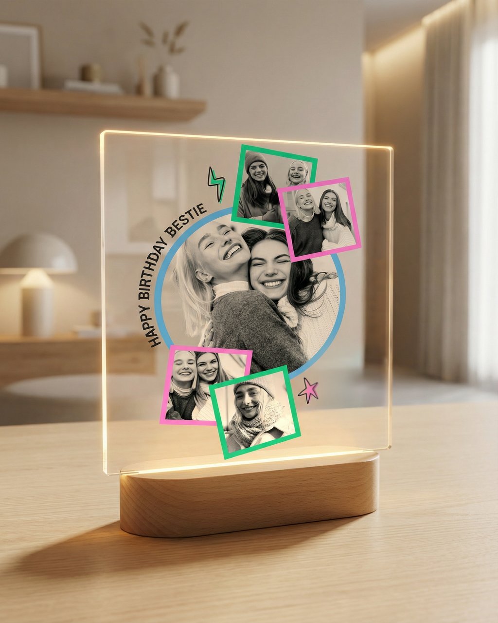 Lámpara de luz personalizada