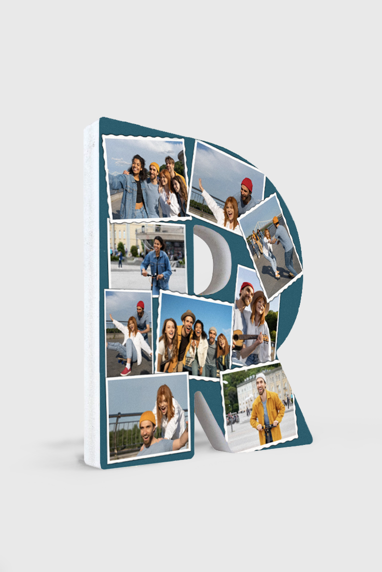 Letra personalizada con foto