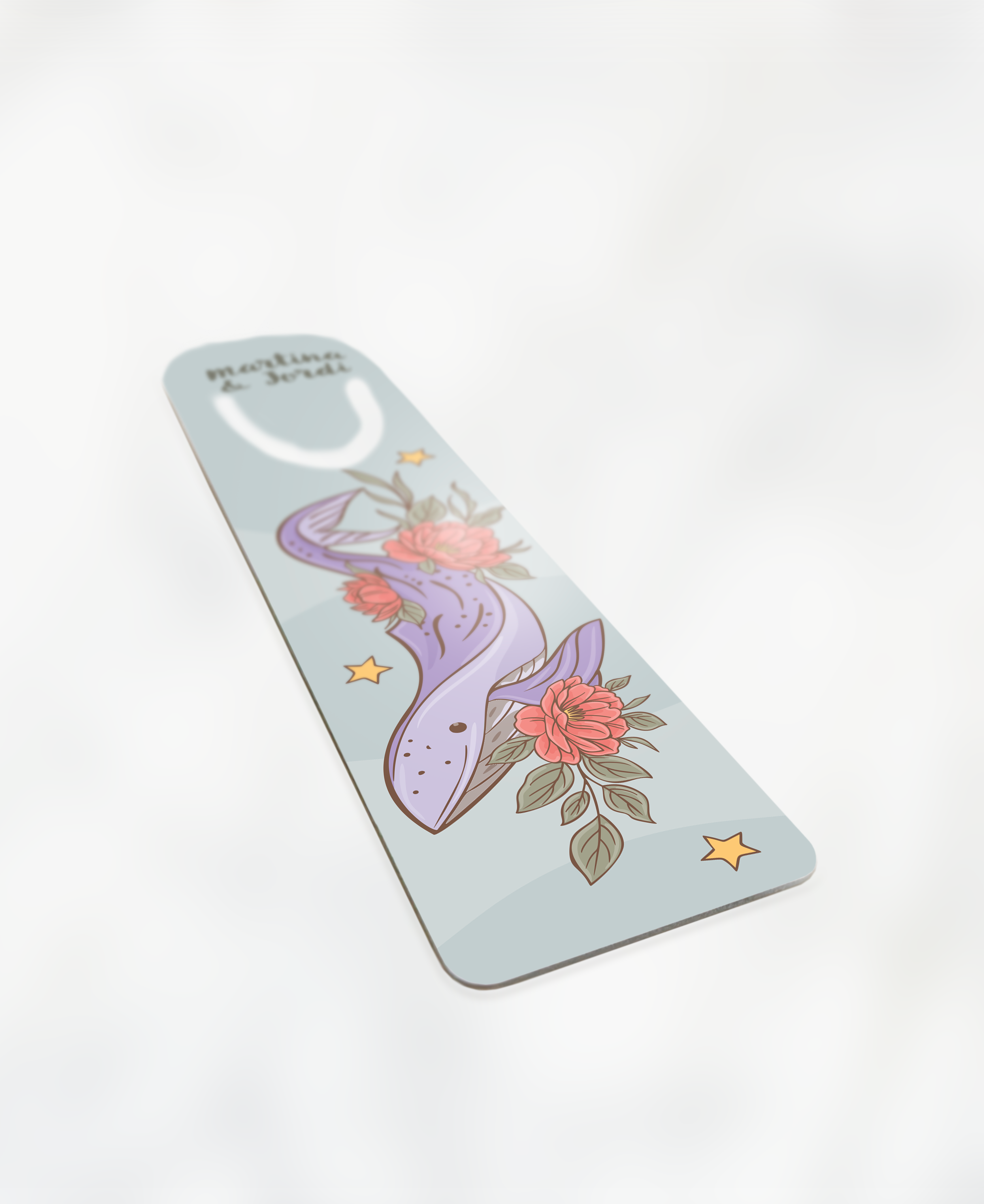 Marcapáginas de aluminio personalizado