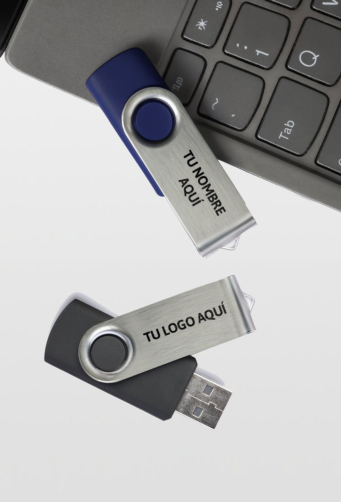 Pendrive USB plástico personalizado