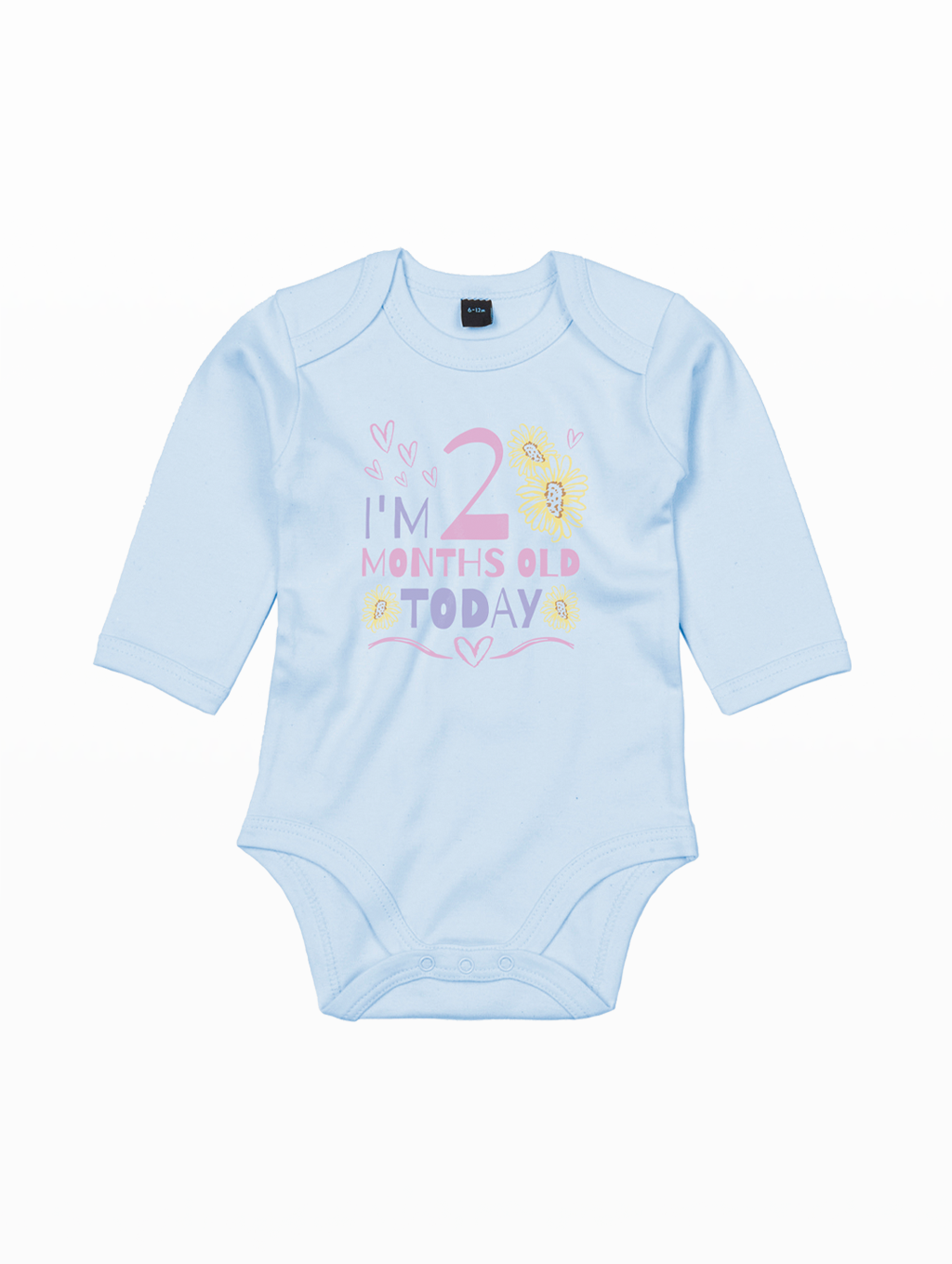 Body manga larga bebé