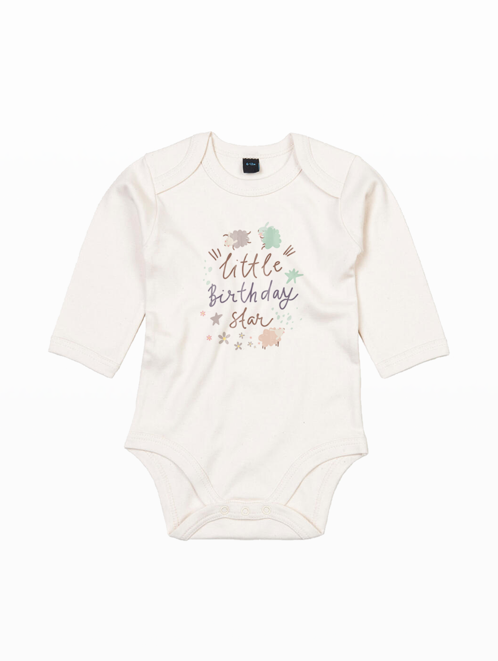 Body manga larga bebé