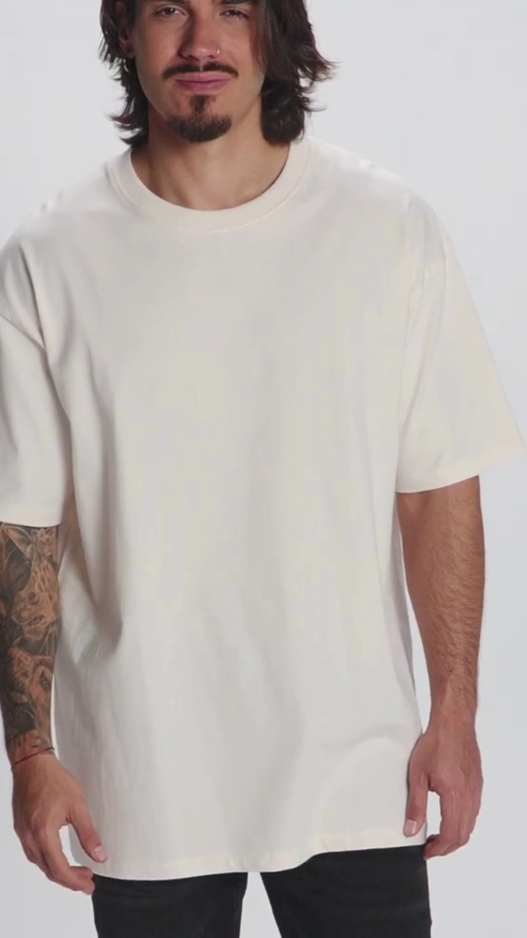 Camiseta oversize personalizada